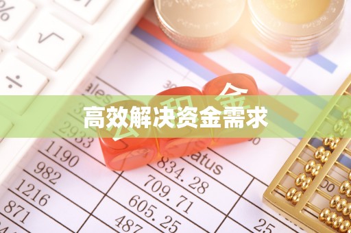 德庆高效解决资金需求