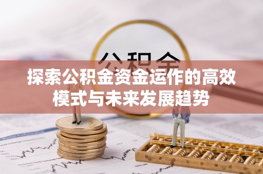 德庆探索公积金资金运作的高效模式与未来发展趋势
